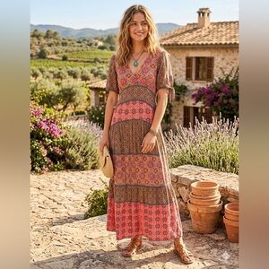Anthropologie MAEVE dress maxi size 4